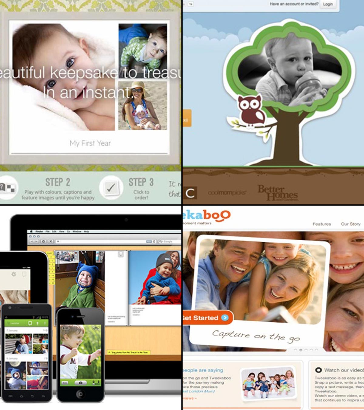 4个最好的在线免费婴儿照片和视频期刊，你可以使用