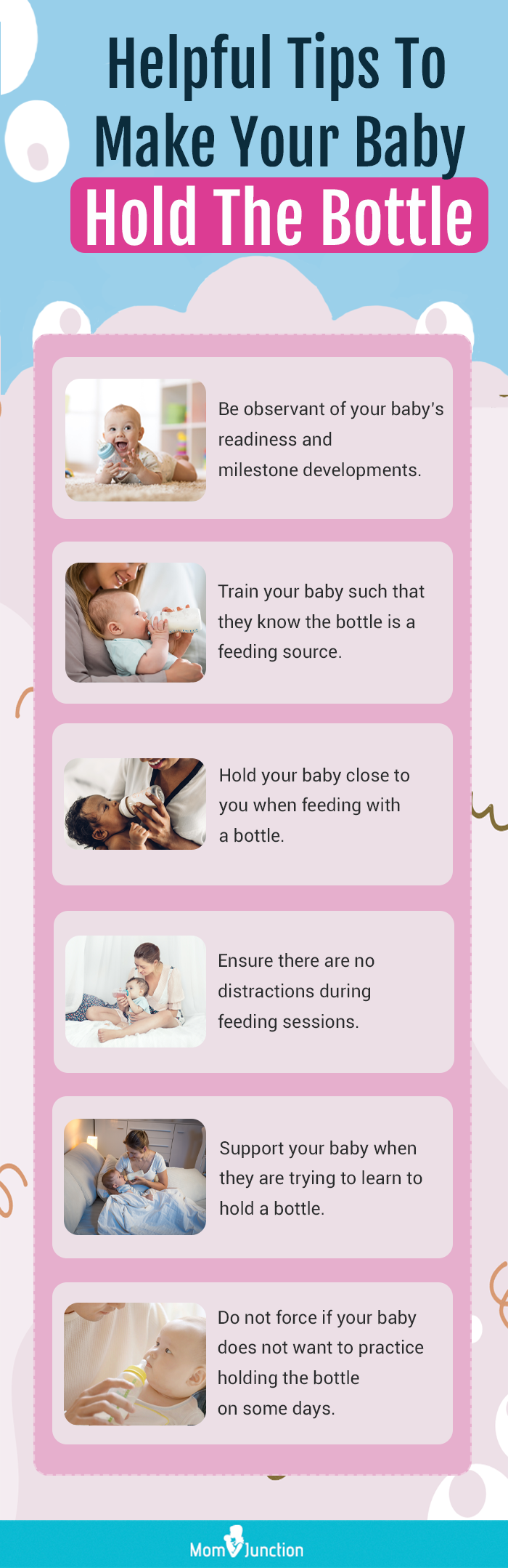 让宝宝握着奶瓶的有用提示(信息图)