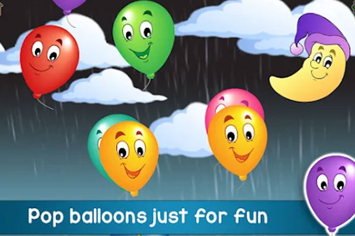 儿童气球流行游戏是一个有趣的游戏，为幼儿万博体育手机官方网站登录