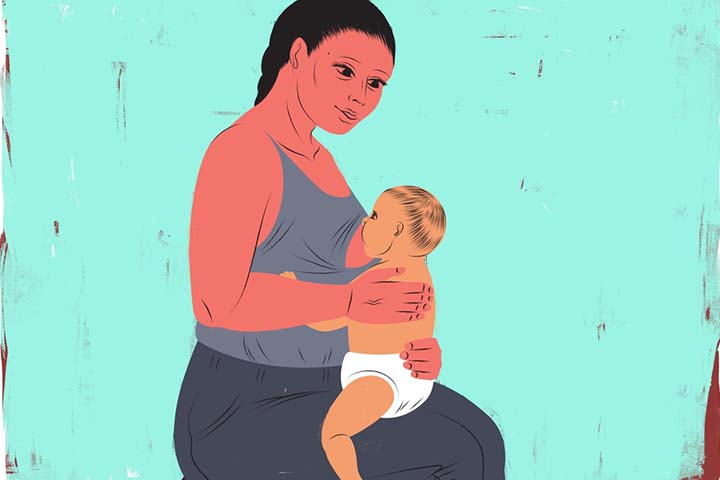 考拉抱抱是悠闲母乳喂养的一种变体。