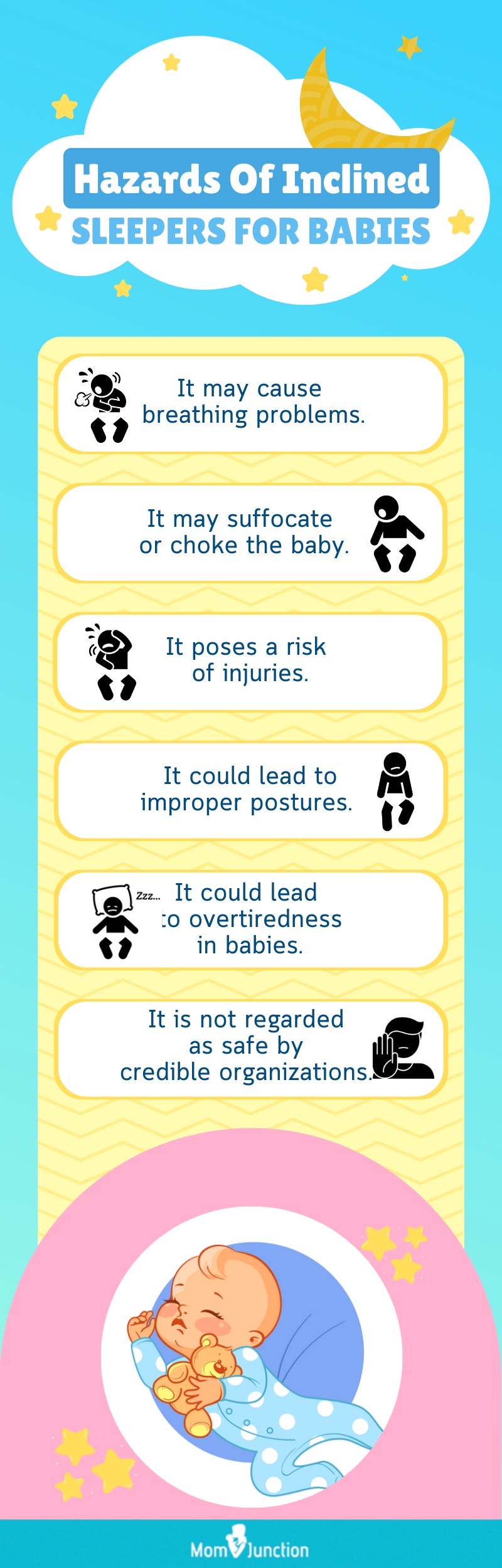 婴儿斜枕的危害(信息图)