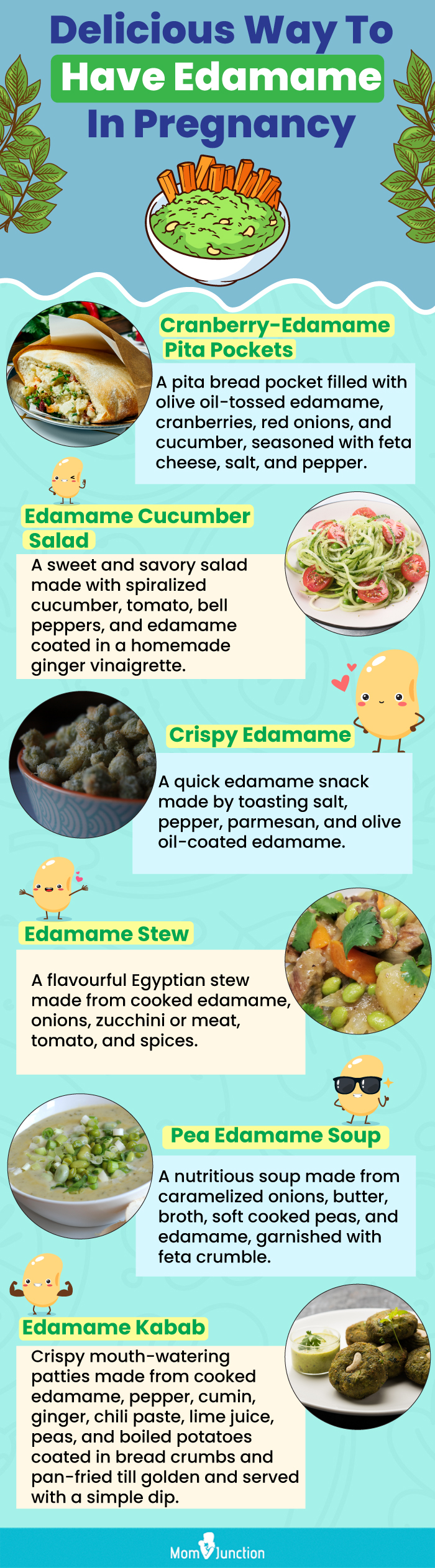 怀孕期间吃毛豆的美味方法(信息图)