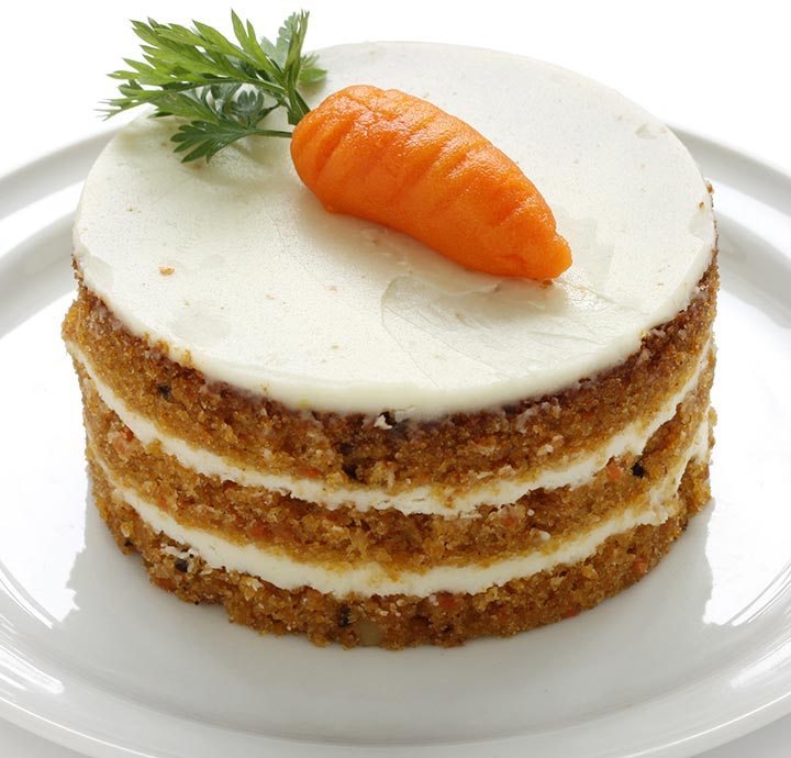 Carrot, coconut and date cake