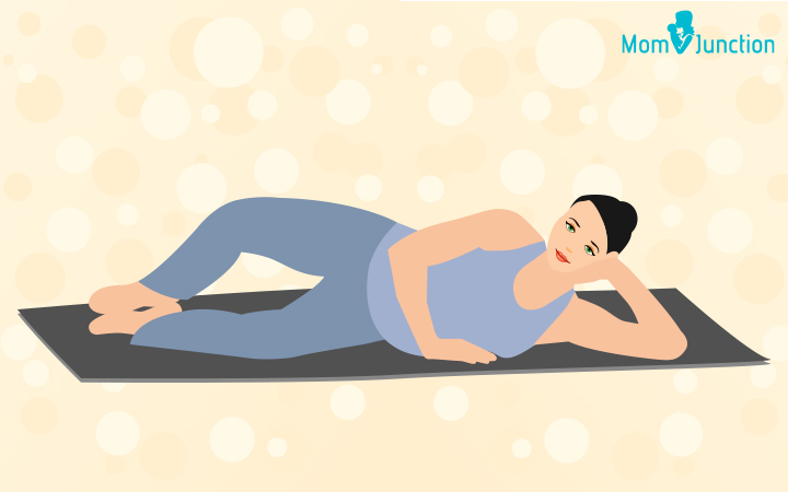 Deep tummy strengthening pilates pregnancy exercises