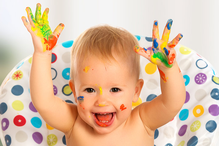Color Play activities for 7 month old baby