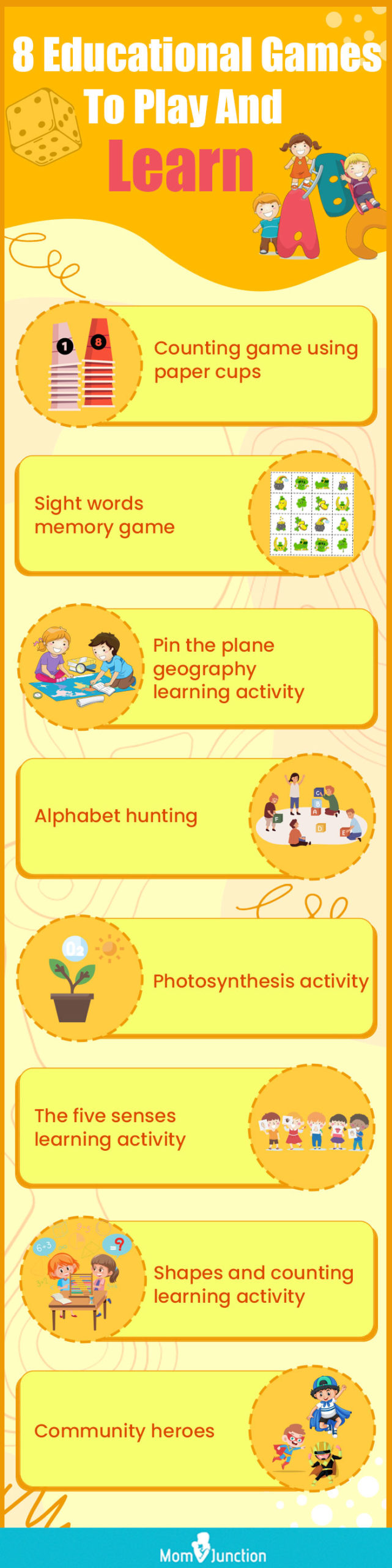 8 educational games to play and learn (infographic)