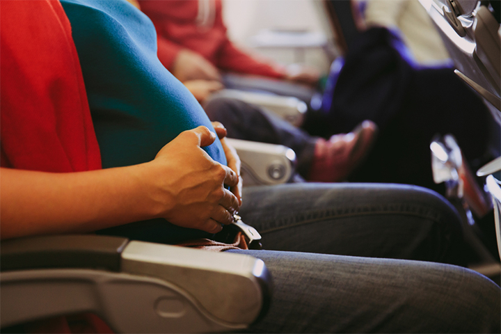 Air travel may cause dehydration during pregnancy