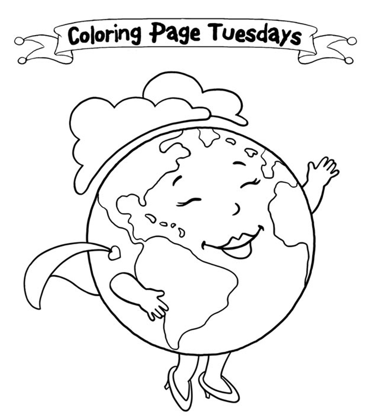 Top 20 Earth Day Coloring Pages For Toddlers
