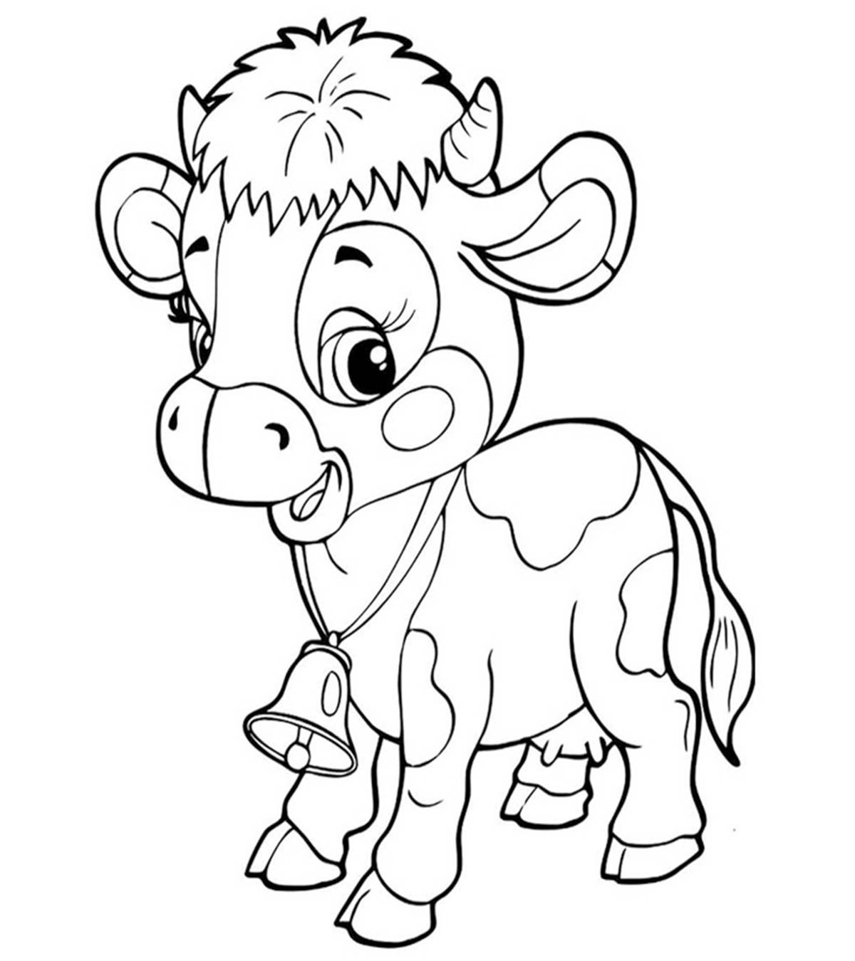 15 Best Cow Coloring Pages For Your Little Ones