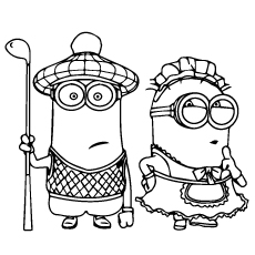 Tim Boy And Tim Girl Coloring Pages