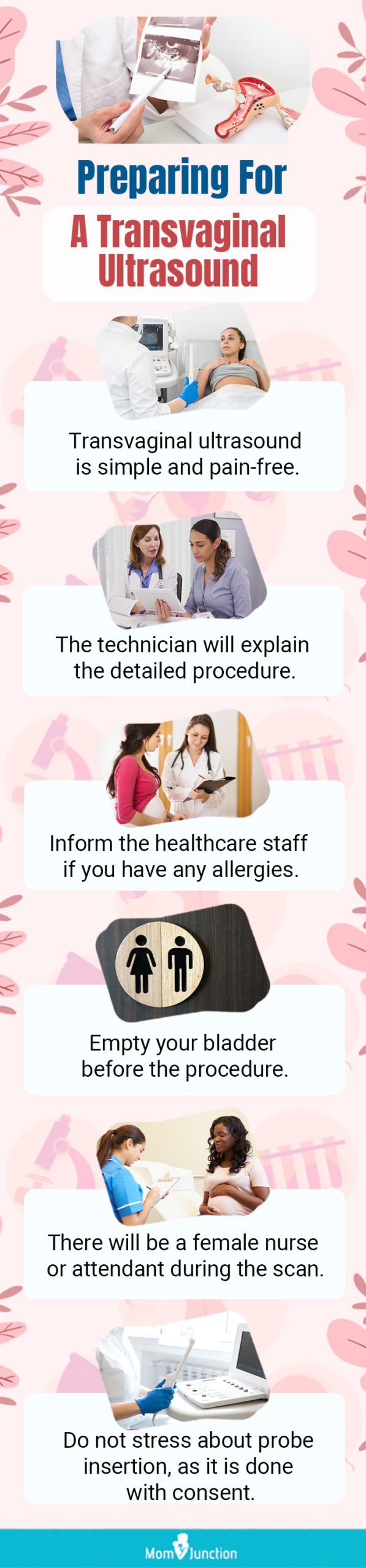 preparing for a transvaginal ultrasound (infographic)
