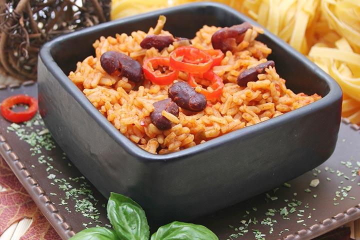 Mexican beans rice recipe for kids