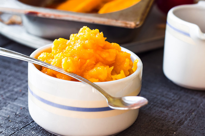 Carrot puree and butternut squash baby food recipes