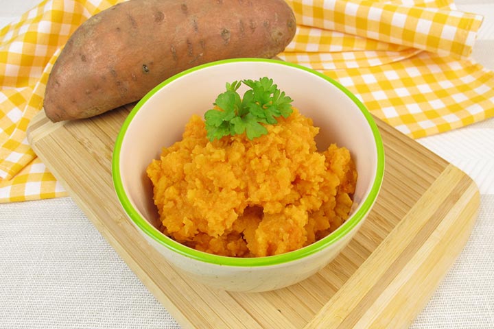 Squash mash and sweet potato mash squash baby food recipes