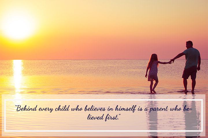 Behind every child who believes in themselves... parenting child parenting quotes