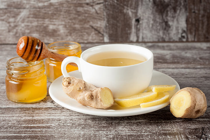 Ginger tea healthy drink for kids