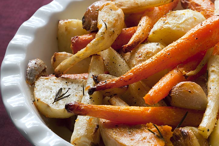 Parsnip and sweet potato finger food recipes for baby