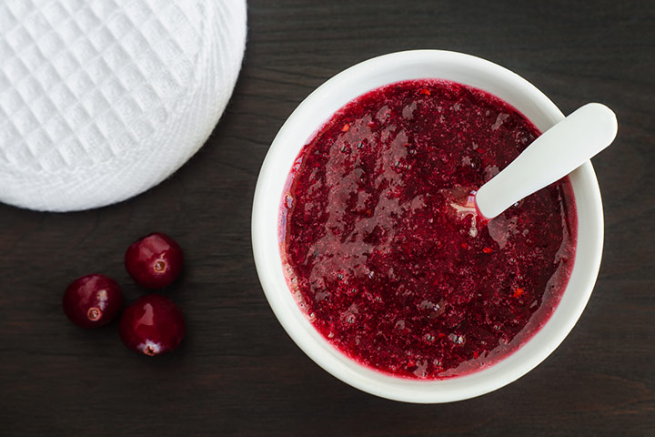 Cranberry puree for babies