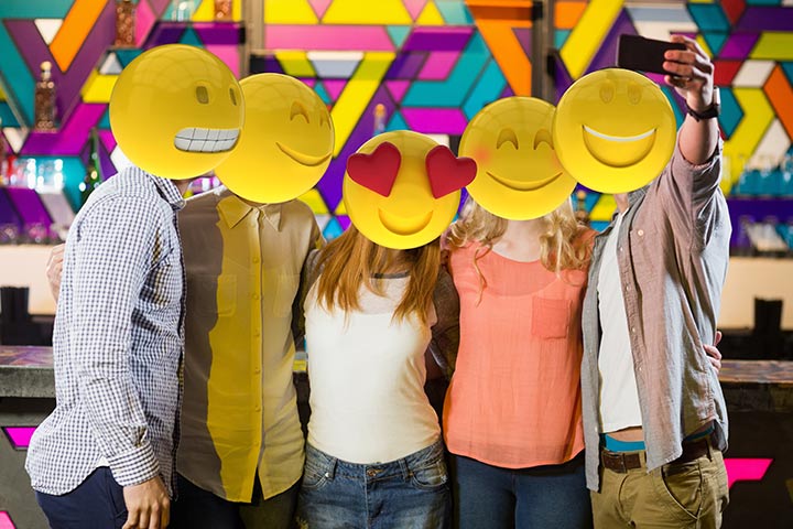 Emoji themed party, teen birthday party ideas