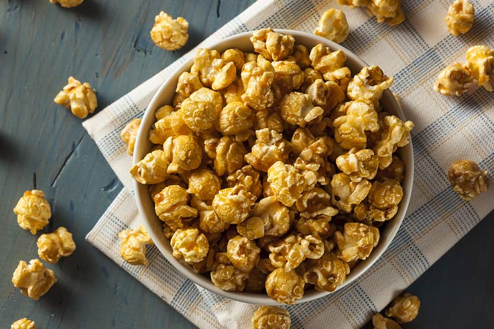 Brown butter & parmesan popcorn recipe for kids