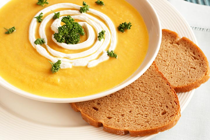 Creamy Pumpkin And Lentil Soup recipe for kids