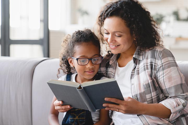 Do activities, like reading with your child, to strengthen their vision
