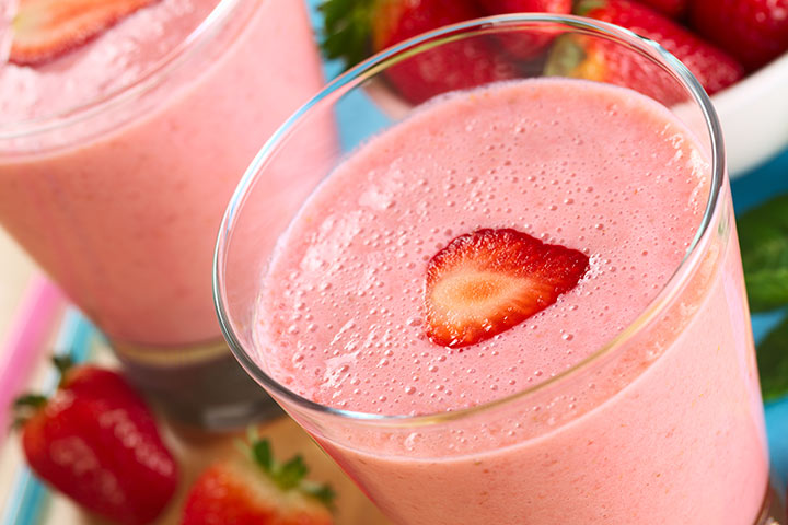 Yummy strawberry milkshake recipes for kids