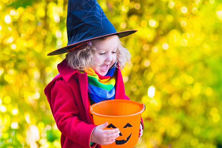 Rainbow Halloween costume for kids