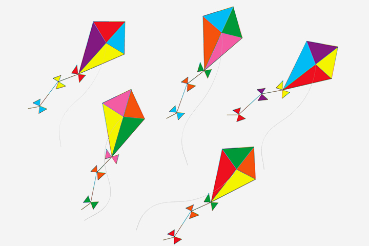 How to make a diamond kite for kids