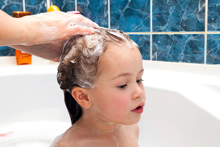 Bathe your child regularly