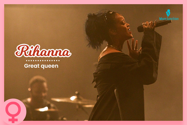 Rihanna, a rocking musical baby name