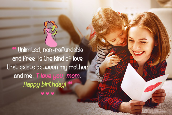 I love you mom birthday wishes for mom