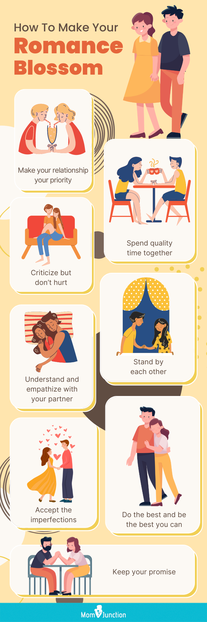 how to make your romance blossom (infographic)