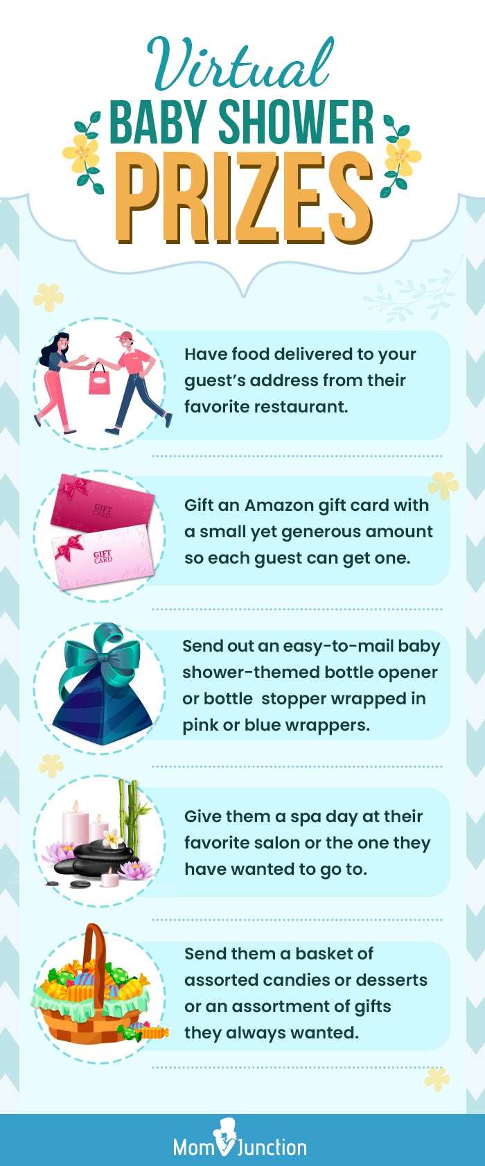 virtual baby shower prizes (infographic)