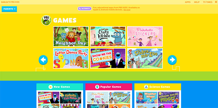 PBS KIDS Games online game website