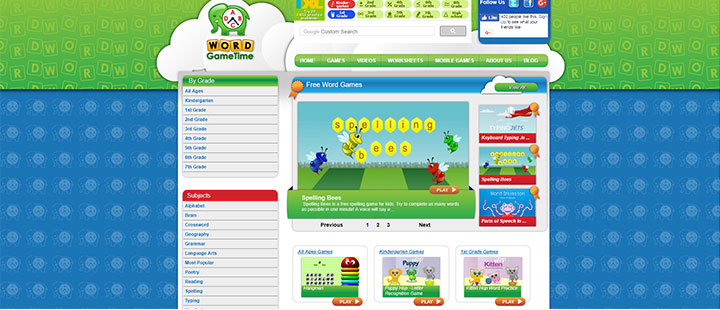 Word Game Time online game website