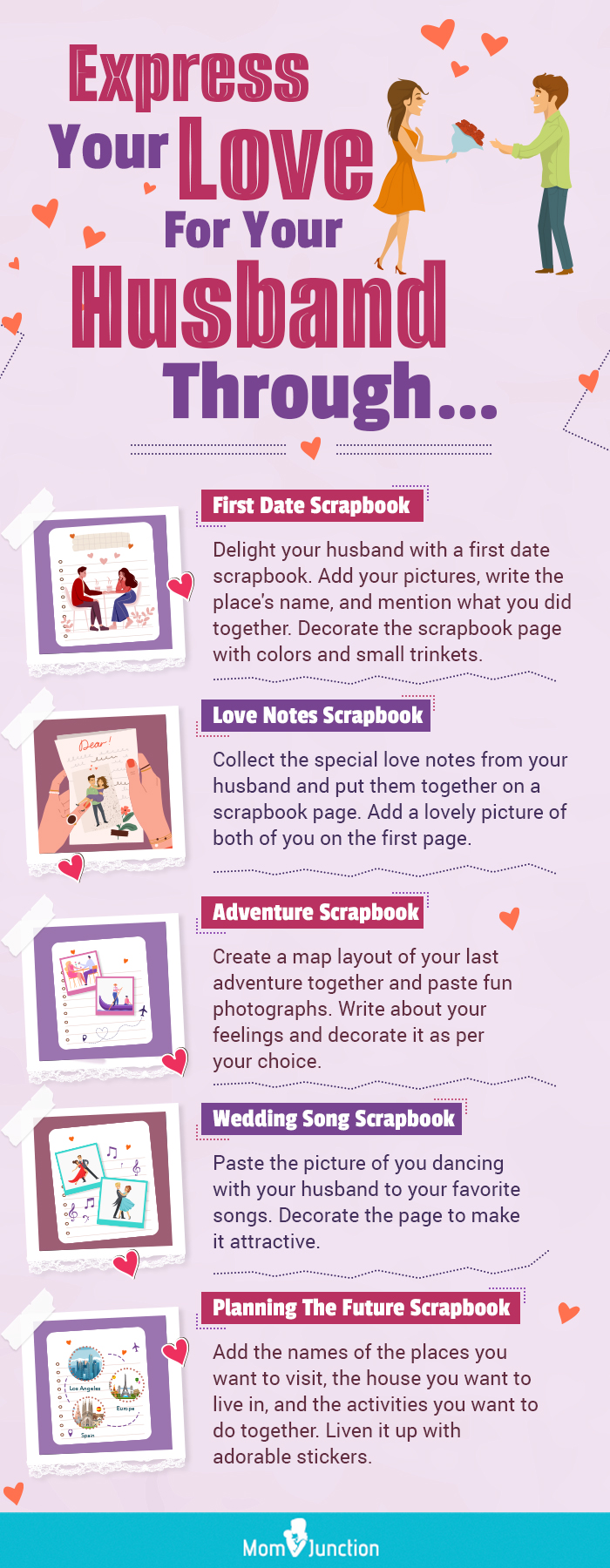 express your love for your husband through (infographic)