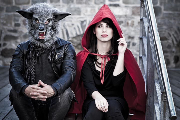 Red riding hood and the big bad wolf couple costume ideas
