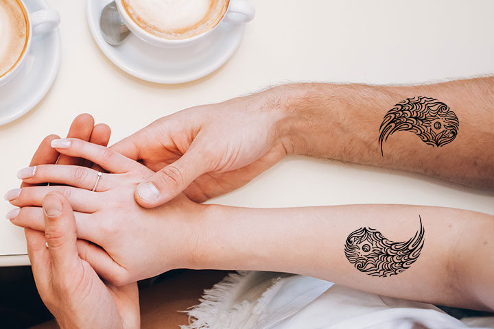 Yin And Yang tattoos for couples