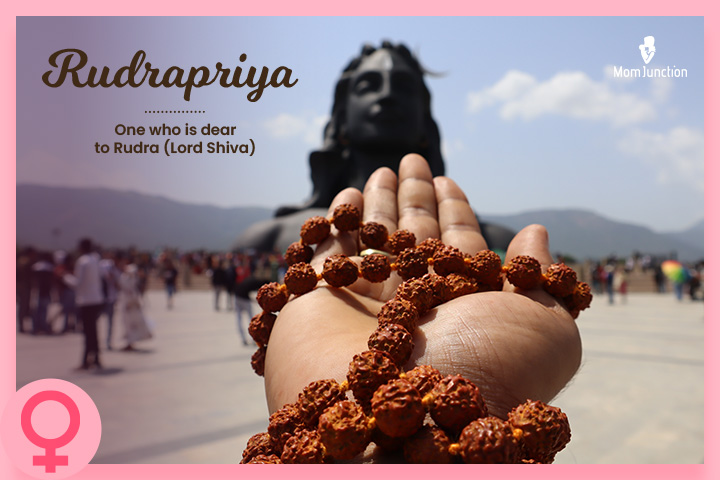 Rudrapriya also refers to Goddess Parvati