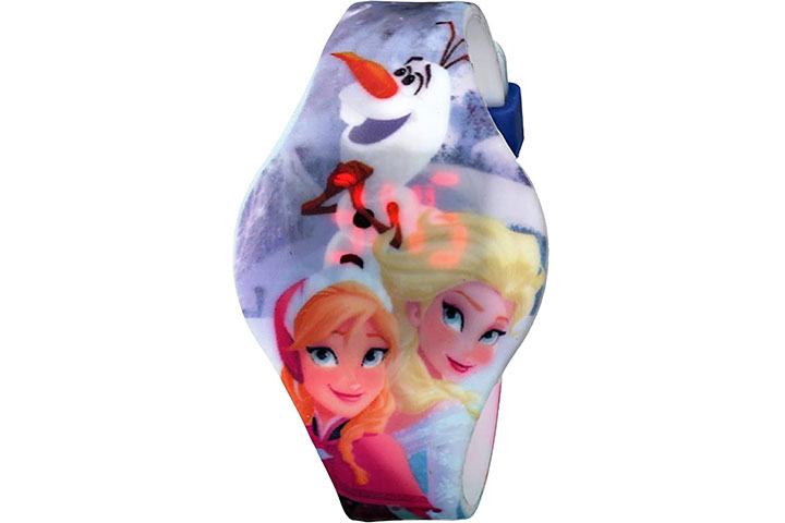 Disney Kids Frozen Anna And Elsa Watch With Graphic Band