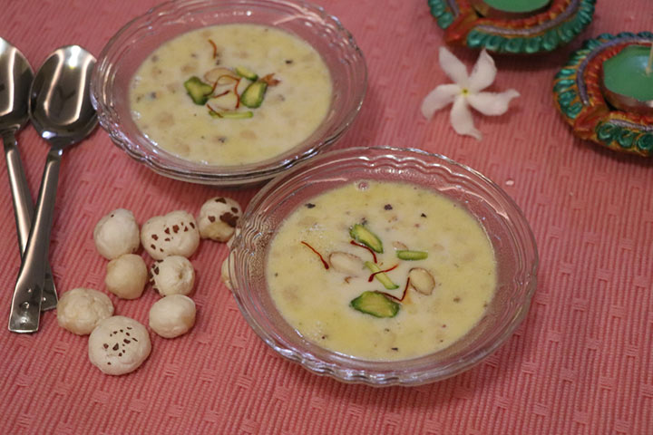 Makhana Porridge or Makhana Kheer for babies