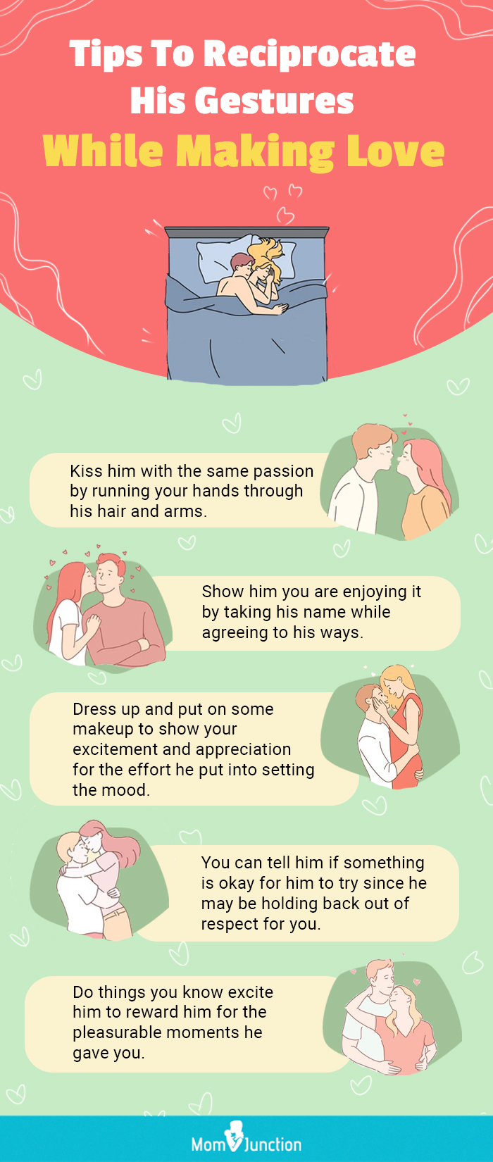 tips to reciprocate his gestures while making love (infographic)
