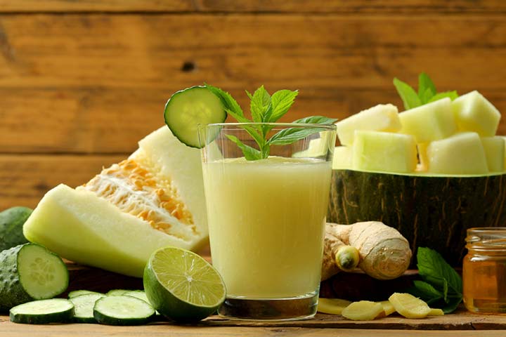 Honeydew melon juice for kids