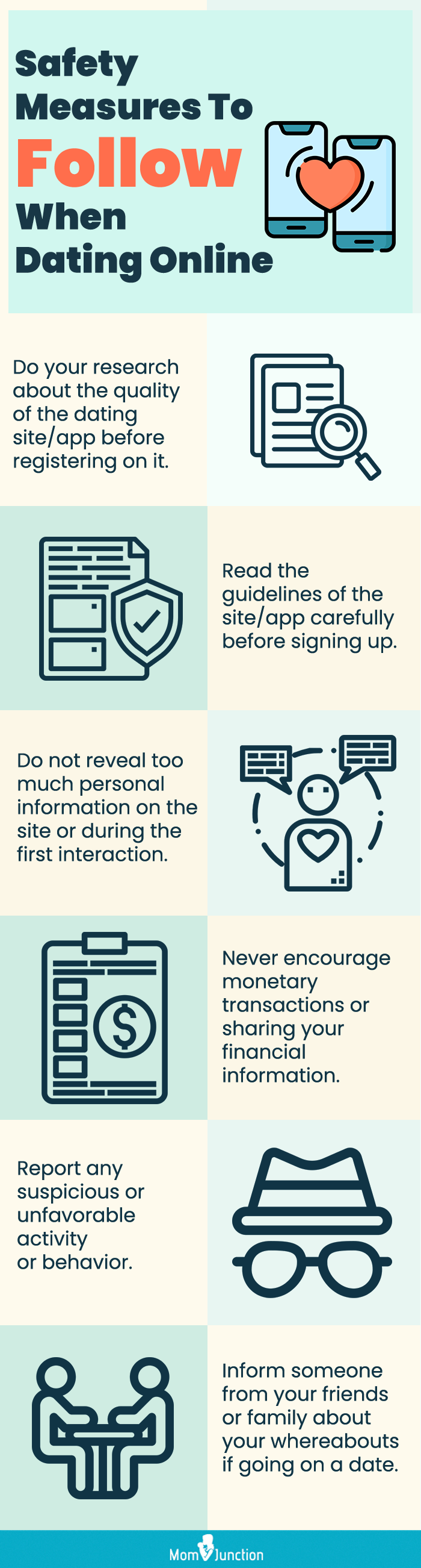 safety measures to follow when dating (infographic)
