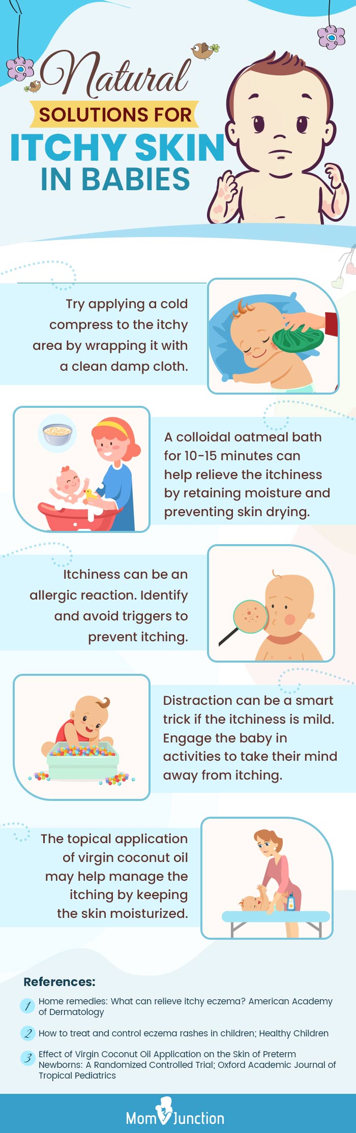 natural solutions for itchy skin in babies (infographic)