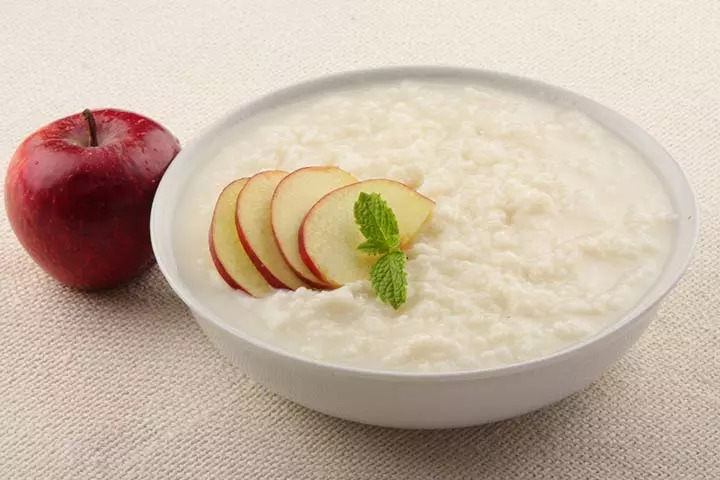 Rice with milk porridge recipe for babies
