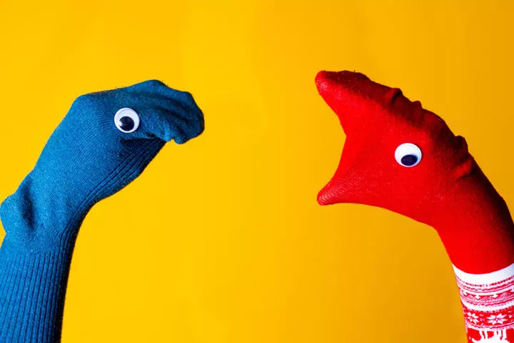 Dinosaur sock puppet dinosaur crafts for kids