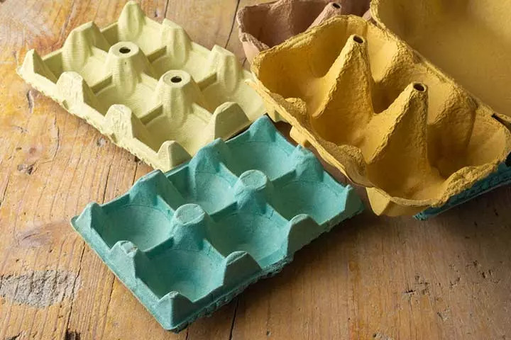 Egg carton dinosaur crafts for kids