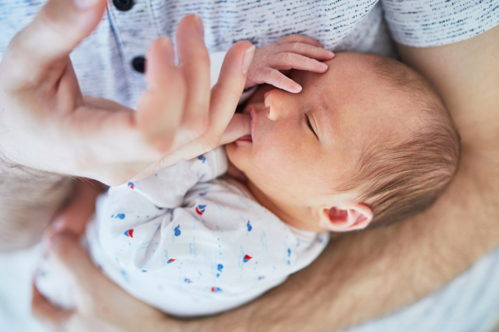 Sucking reflex in babies begins early